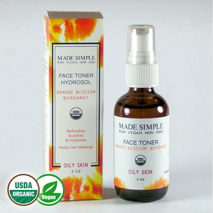 FACE TONER - Orange Blossom Bergamot for Oily Skin