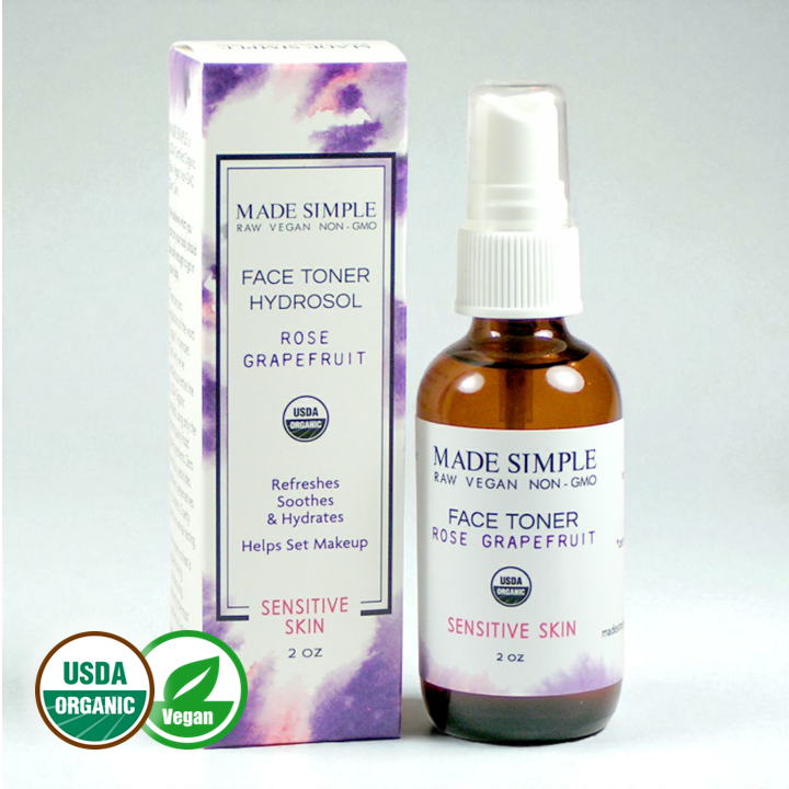 FACE TONER - Rose Grapefruit for Sensitive Skin