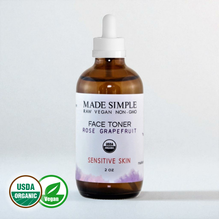 FACE TONER - Rose Grapefruit for Sensitive Skin