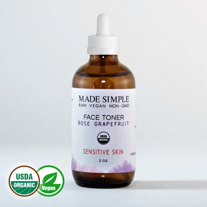FACE TONER - Rose Grapefruit for Sensitive Skin