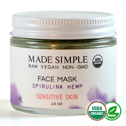 FACE MASK - Spirulina Hemp for Sensitive Skin