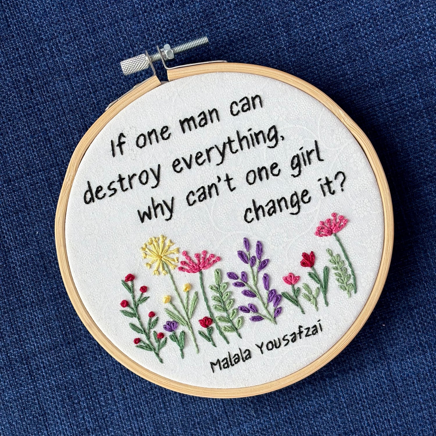 "If one man can destroy everything, why can&