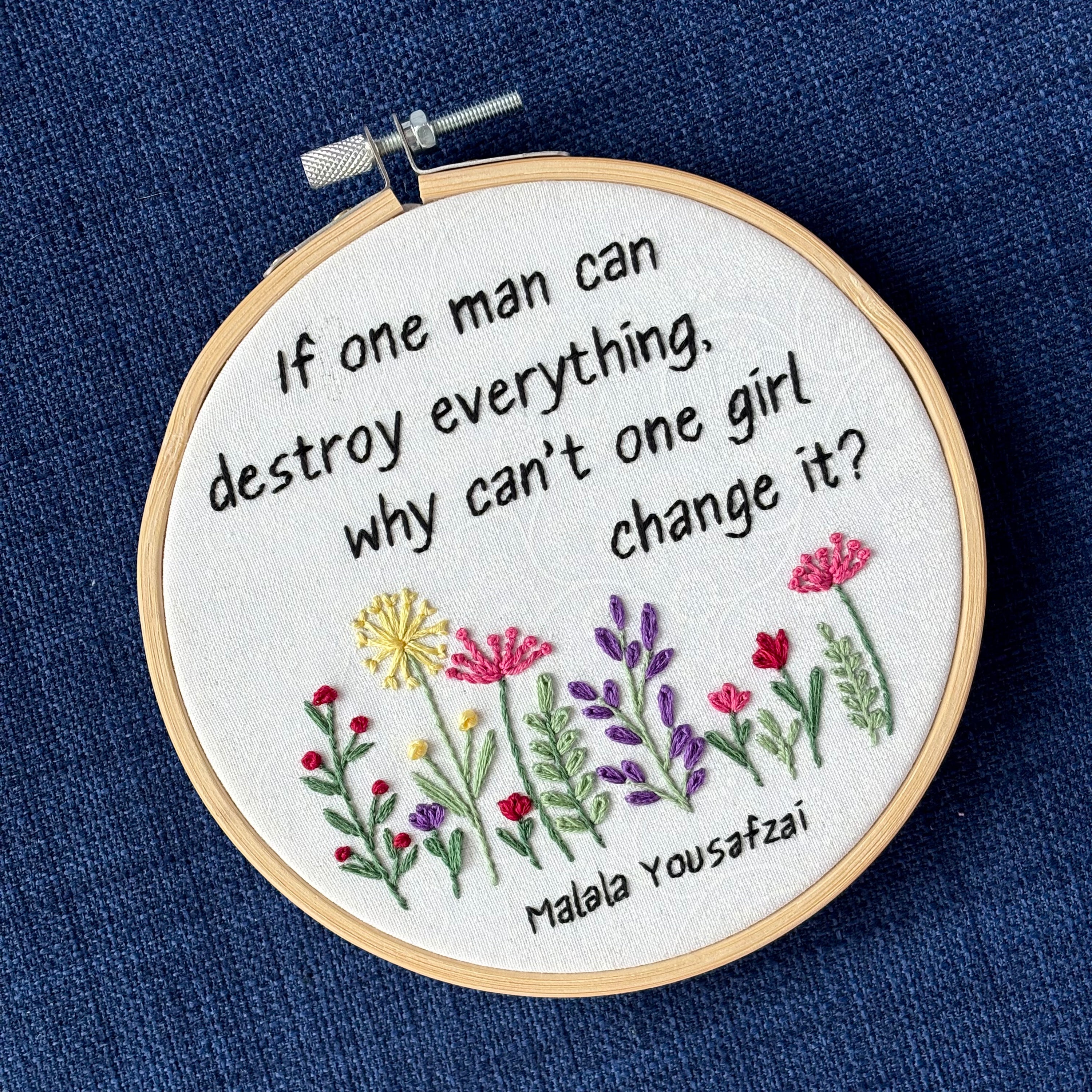"If one man can destroy everything, why can&