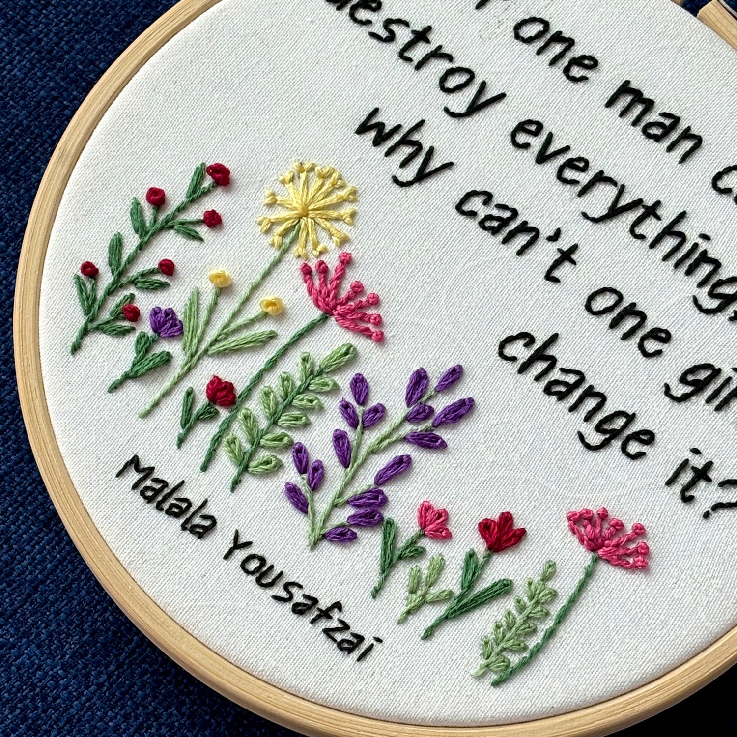 "If one man can destroy everything, why can&