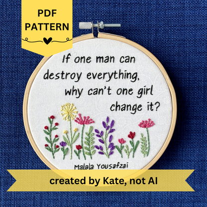 PDF pattern created by Kate, not AI. "If one man can destroy everything, why can&