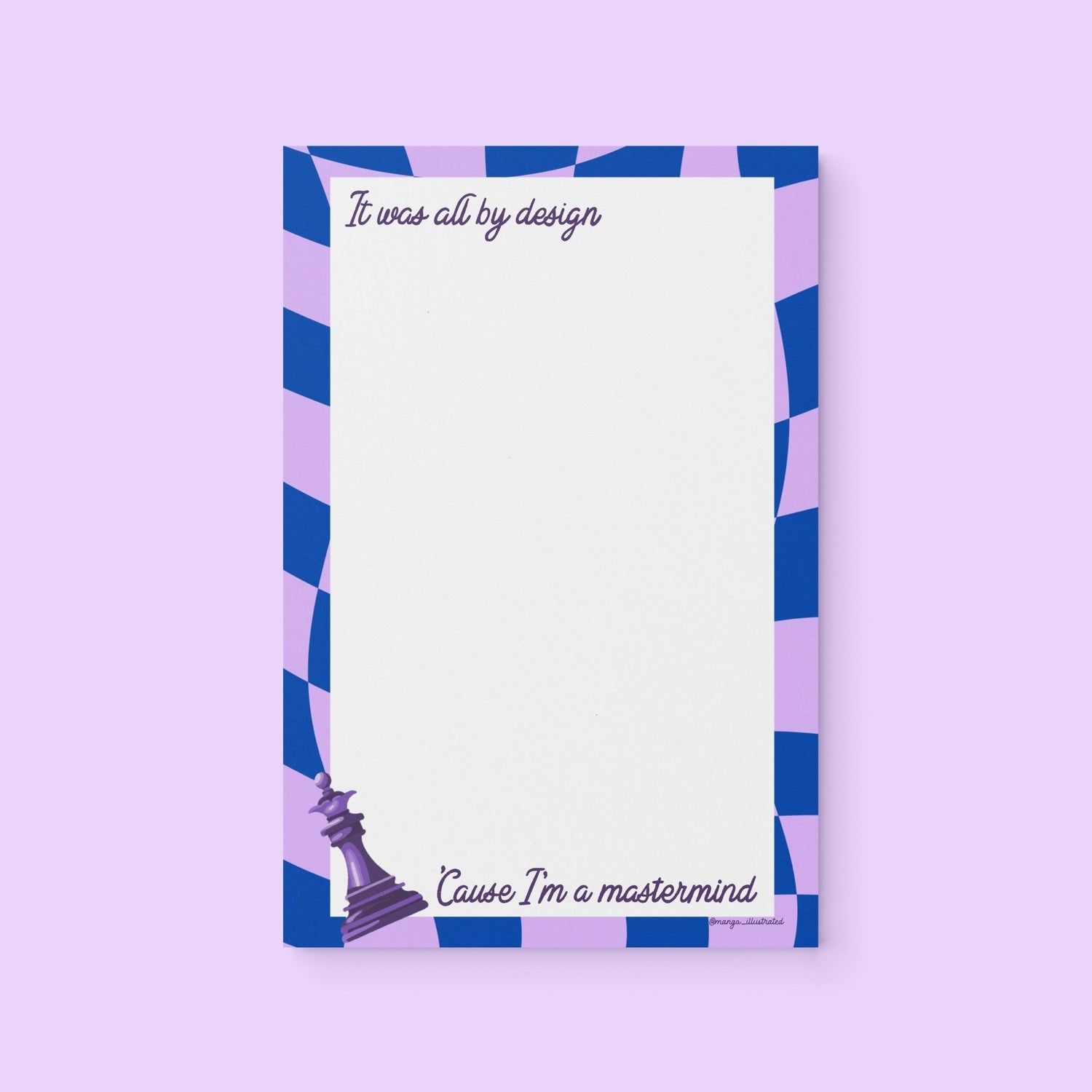 Mastermind notepad - MangoIllustrated - Notepad