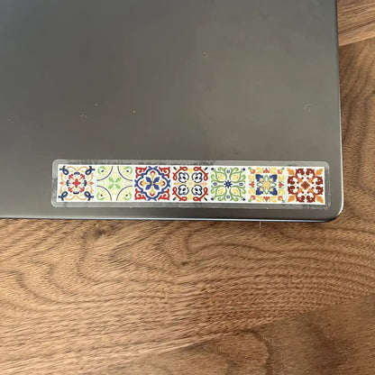 Colorful Mediterranean tile row sticker