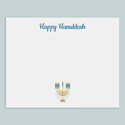 Hanukkah Menorah Note Cards | Boxed Set of 12
