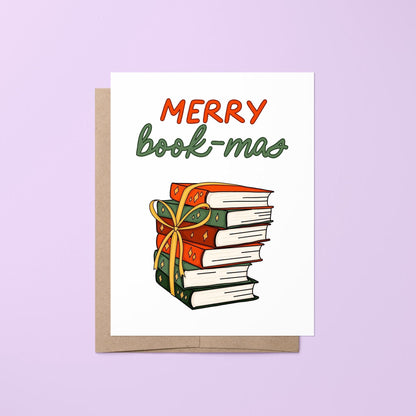 Merry Book - mas card - MangoIllustrated - Greeting Cards