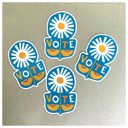 Daisy Vote Sticker