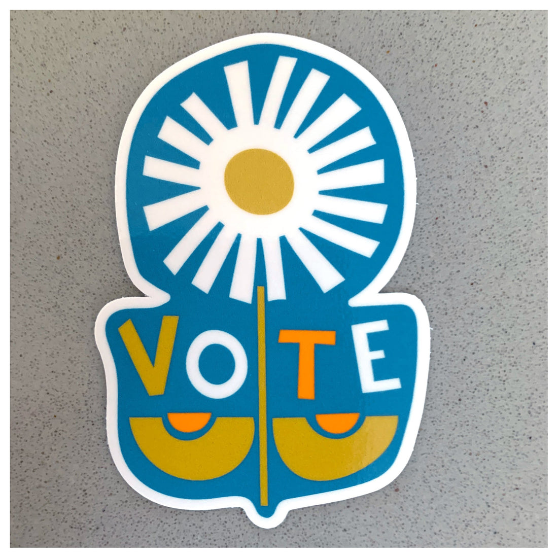 Daisy Vote Sticker