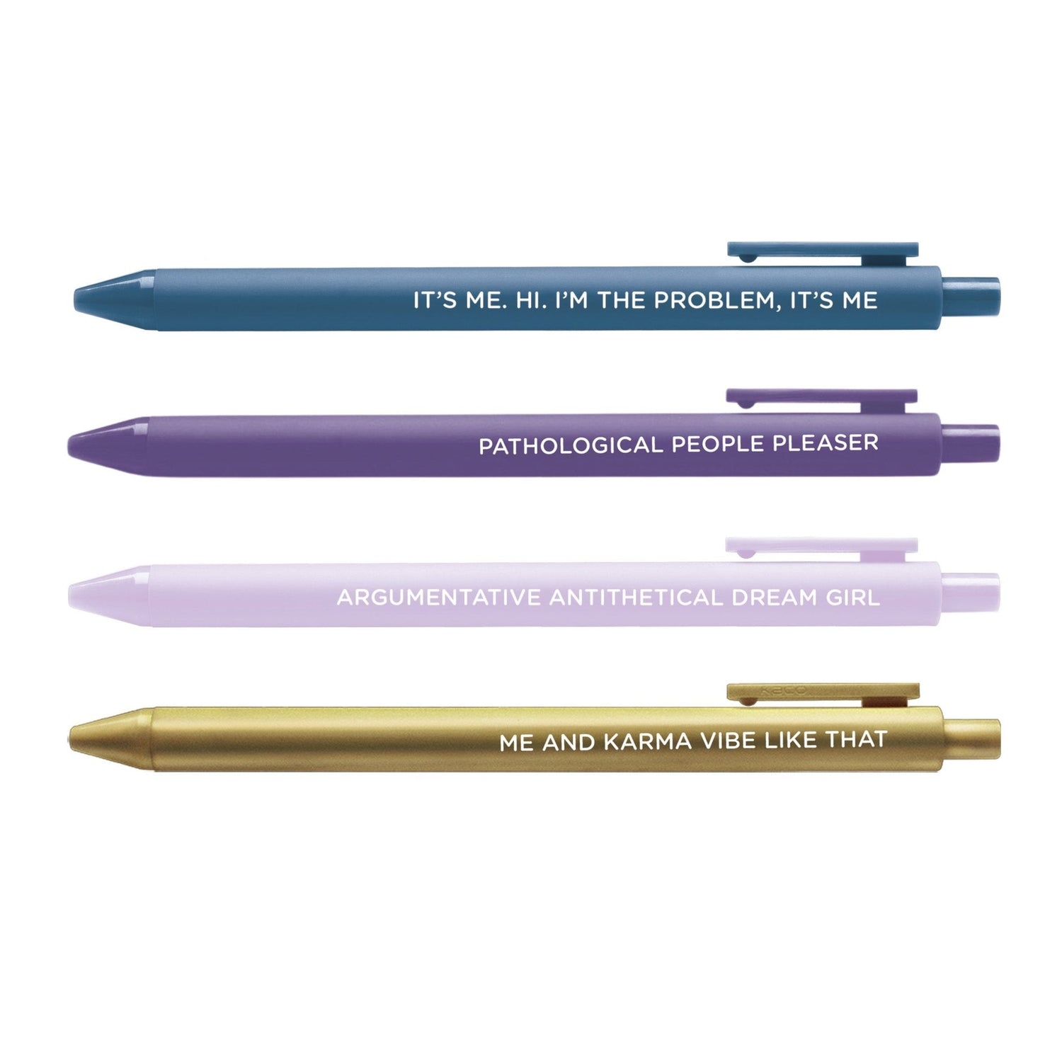 Midnight Musings jotter gel pen set - MangoIllustrated - Pen Sets