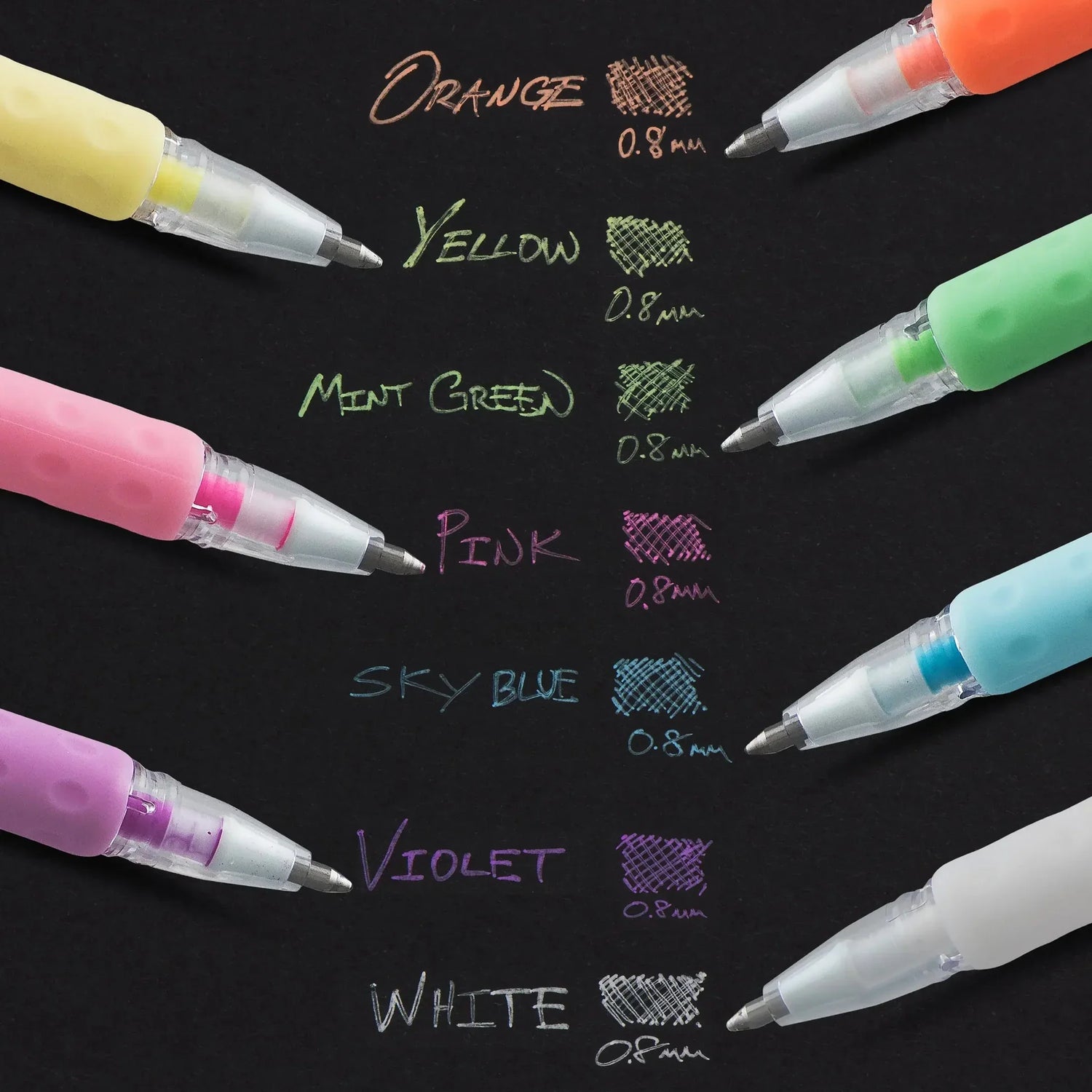 Milky Pop pastel gel pens, 4 ct.