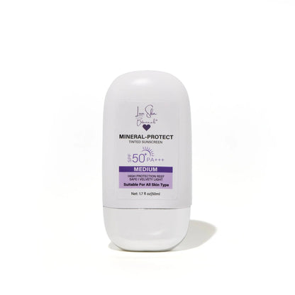 Mineral Sunscreen - Tinted &amp; Clear SPF50 – Zinc &amp; Titanium Dioxide | Non - Greasy, Natural Coverage - Love Skin Botanicals - Mineral Sunscreen - Tinted &amp; Clear SPF50 – Zinc &amp; Titanium Dioxide | Non - Greasy, Natural Coverage - 00860014498701