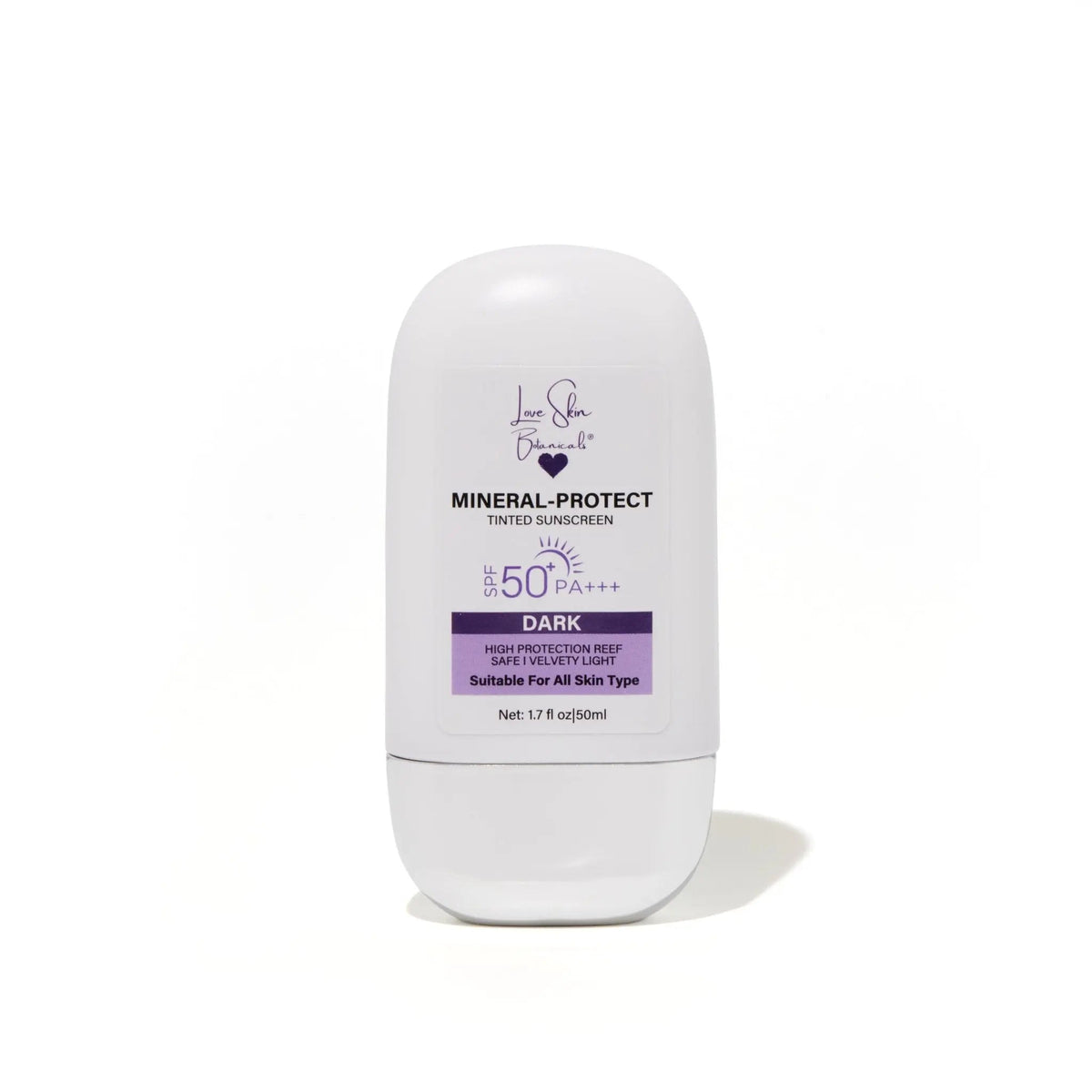 Mineral Sunscreen - Tinted &amp; Clear SPF50 – Zinc &amp; Titanium Dioxide | Non - Greasy, Natural Coverage - Love Skin Botanicals - Mineral Sunscreen - Tinted &amp; Clear SPF50 – Zinc &amp; Titanium Dioxide | Non - Greasy, Natural Coverage - 00860014498701