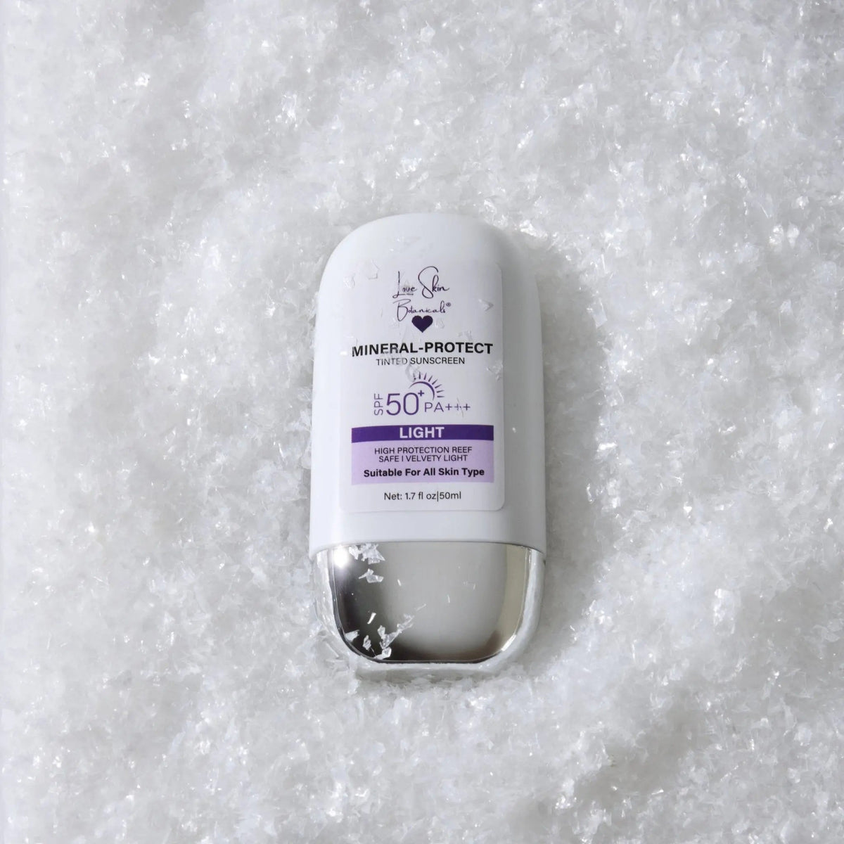 Mineral Sunscreen - Tinted &amp; Clear SPF50 – Zinc &amp; Titanium Dioxide | Non - Greasy, Natural Coverage - Love Skin Botanicals - Mineral Sunscreen - Tinted &amp; Clear SPF50 – Zinc &amp; Titanium Dioxide | Non - Greasy, Natural Coverage - 00860014498701