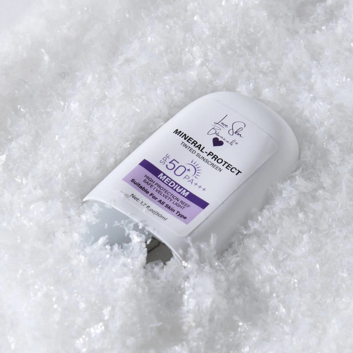 Mineral Sunscreen - Tinted &amp; Clear SPF50 – Zinc &amp; Titanium Dioxide | Non - Greasy, Natural Coverage - Love Skin Botanicals - Mineral Sunscreen - Tinted &amp; Clear SPF50 – Zinc &amp; Titanium Dioxide | Non - Greasy, Natural Coverage - 00860014498701