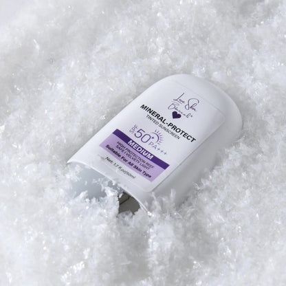 Mineral Sunscreen - Tinted &amp; Clear SPF50 – Zinc &amp; Titanium Dioxide | Non - Greasy, Natural Coverage - Love Skin Botanicals - Mineral Sunscreen - Tinted &amp; Clear SPF50 – Zinc &amp; Titanium Dioxide | Non - Greasy, Natural Coverage - 00860014498701