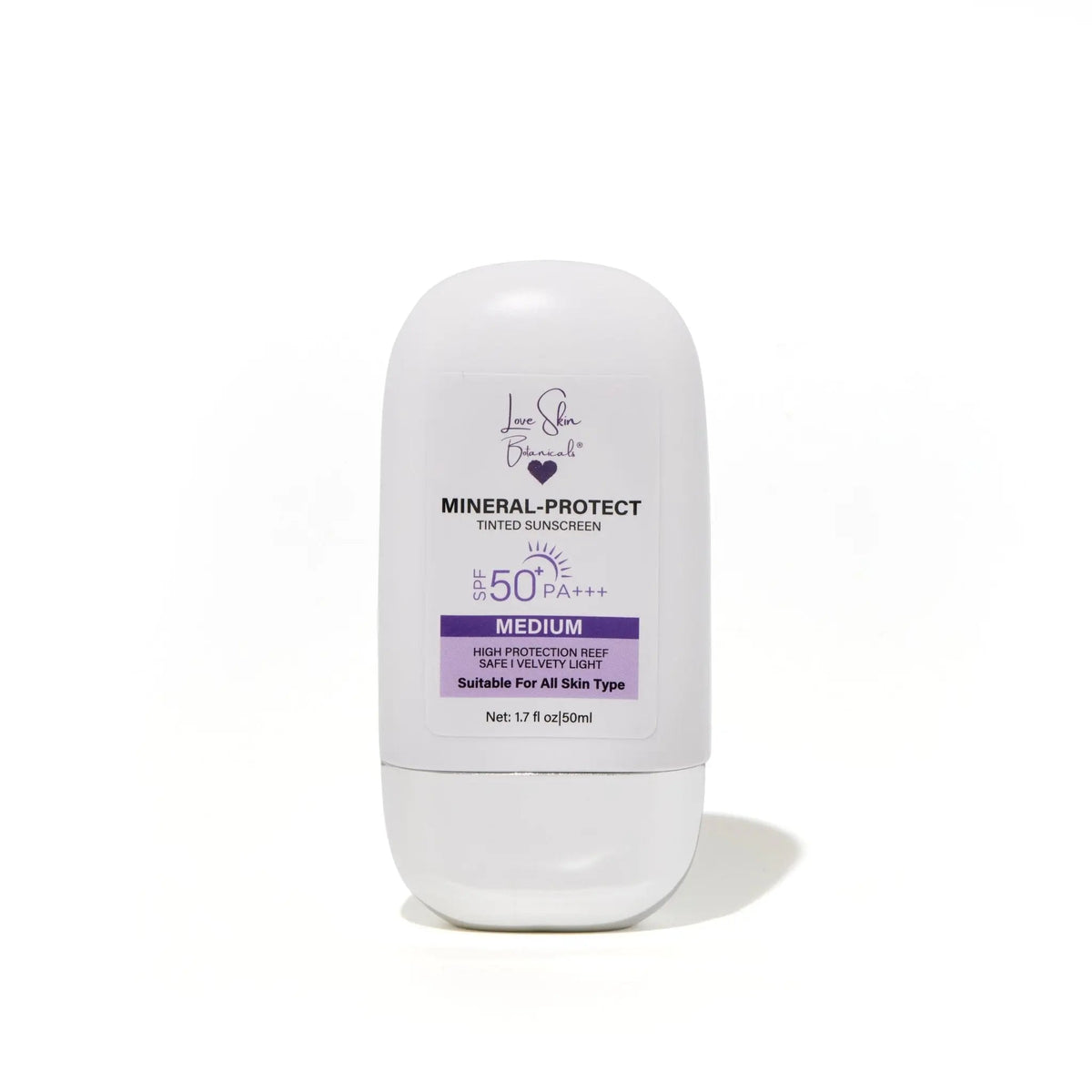 Mineral Sunscreen - Tinted &amp; Clear SPF50 – Zinc &amp; Titanium Dioxide | Non - Greasy, Natural Coverage - Love Skin Botanicals - Mineral Sunscreen - Tinted &amp; Clear SPF50 – Zinc &amp; Titanium Dioxide | Non - Greasy, Natural Coverage - 00860014498701