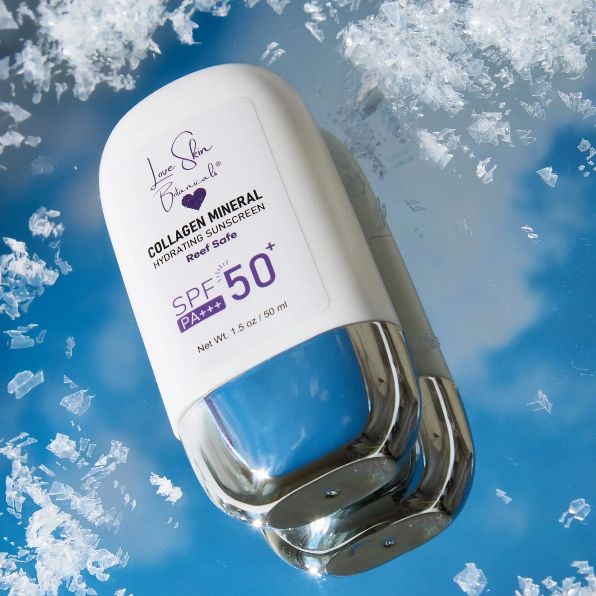 Mineral Sunscreen - Tinted &amp; Clear SPF50 – Zinc &amp; Titanium Dioxide | Non - Greasy, Natural Coverage - Love Skin Botanicals - Mineral Sunscreen - Tinted &amp; Clear SPF50 – Zinc &amp; Titanium Dioxide | Non - Greasy, Natural Coverage - 00860014498701