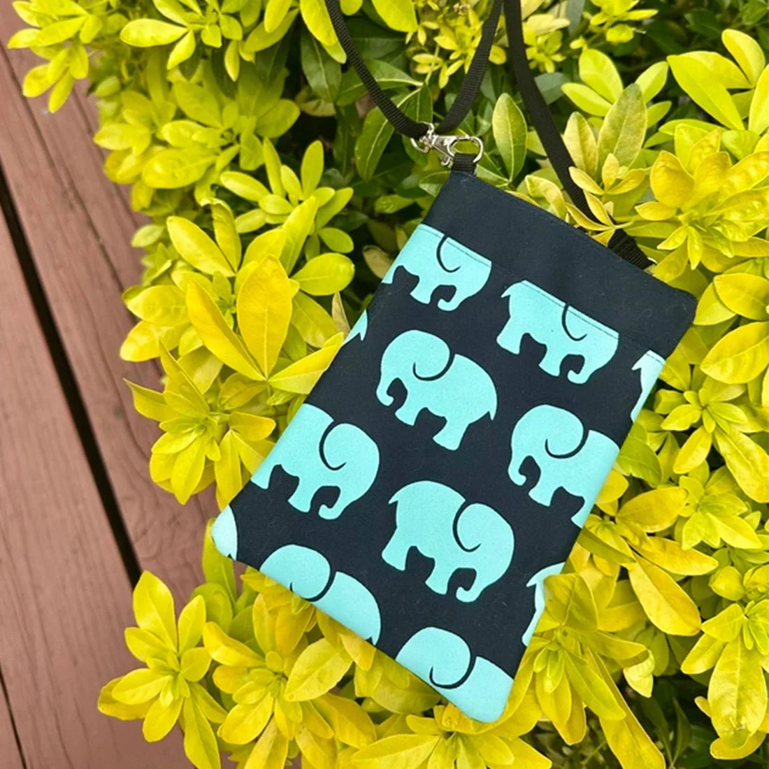 Mini Phone Crossbody - Elephant Prints - Malia Designs