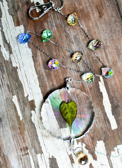 Mini Leaf Suncatcher - Holo A. Hellboy