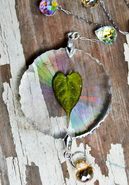 Mini Leaf Suncatcher - Holo A. Hellboy