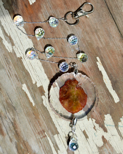 Mini Leaf Suncatcher - Holo Begonia