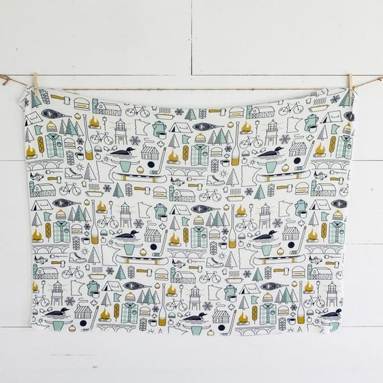 Minnesota Icons Swaddle Blanket