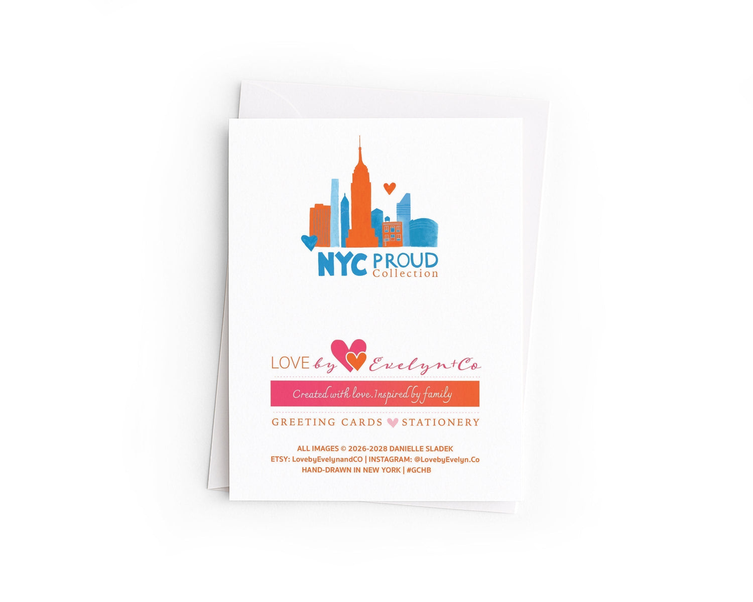 New York Birthday Card | NYC Basketball | Hand-Drawn Skyline Subway Greeting