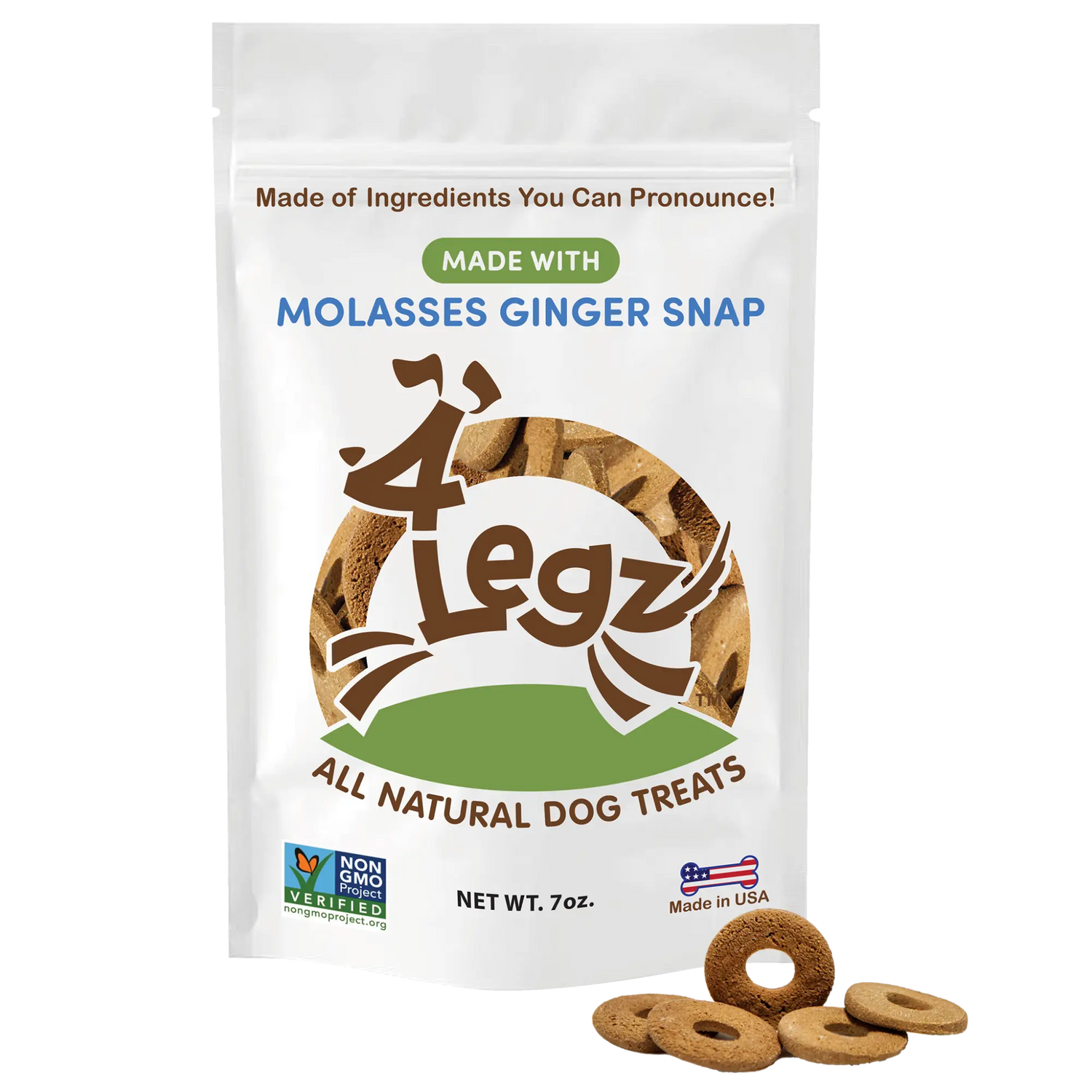 Treats Gift Box for Dogs - 6 Pack of Delicious Dog Treats - 4Legz