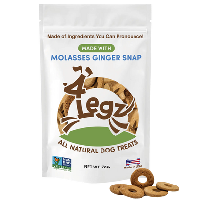 Treats Gift Box for Dogs - 6 Pack of Delicious Dog Treats - 4Legz