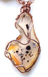 Montana Agate Pendant - Front View