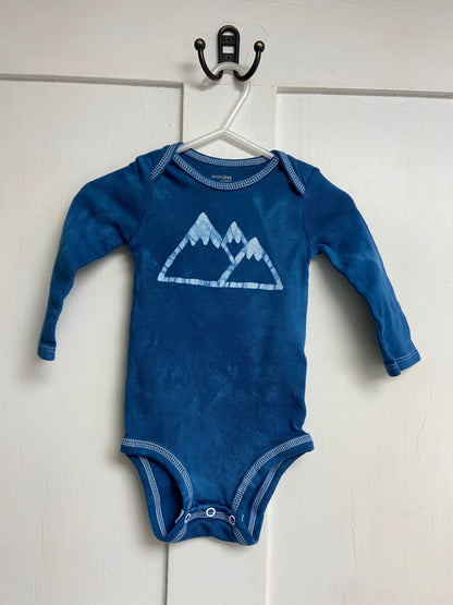 Mountain Baby Bodysuit, Long Sleeves