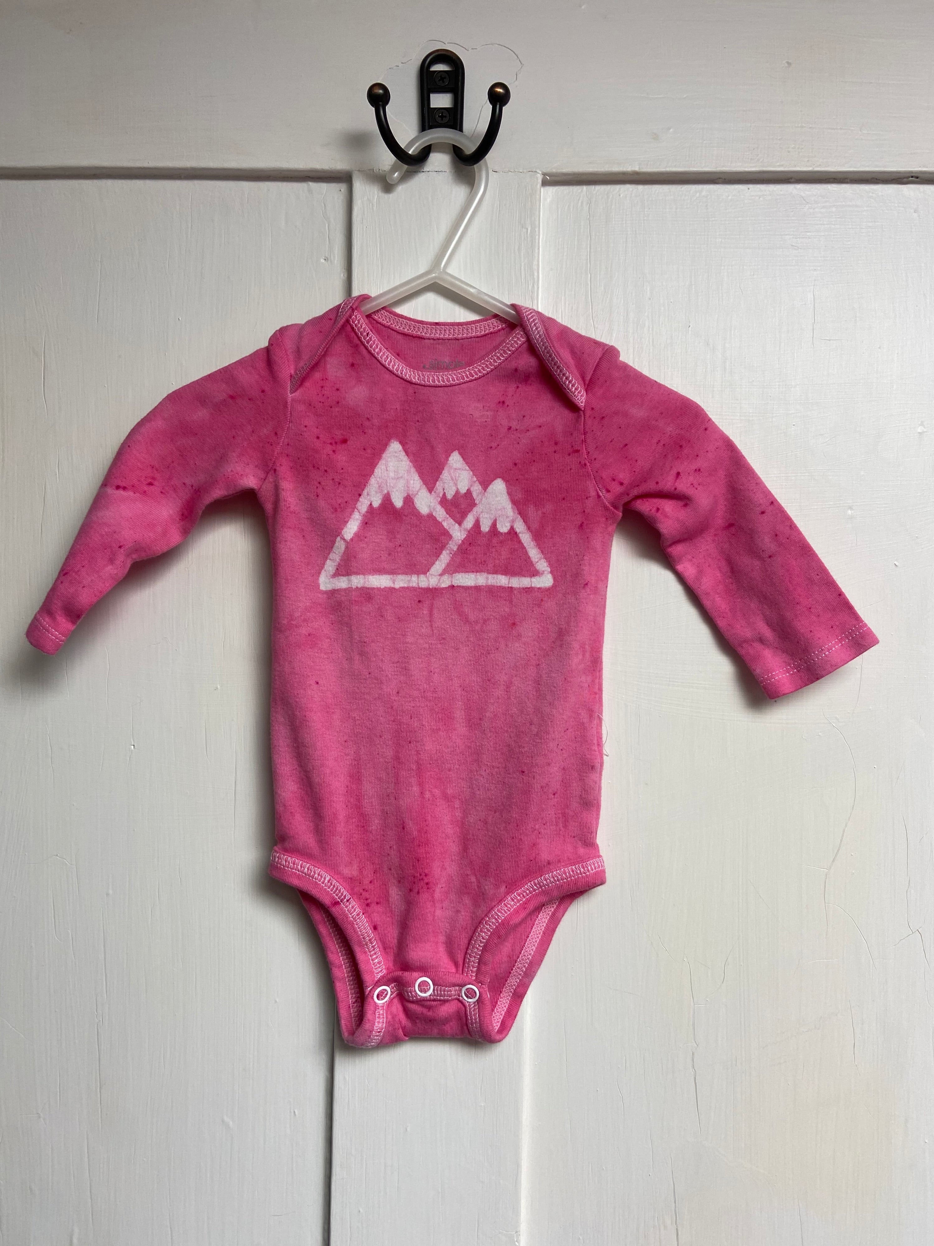 Mountain Baby Bodysuit, Long Sleeves