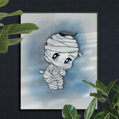 Little Mummy Art Print