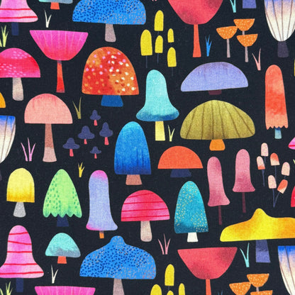 100% Cotton Napkins - Set of 2 - Mushrooms