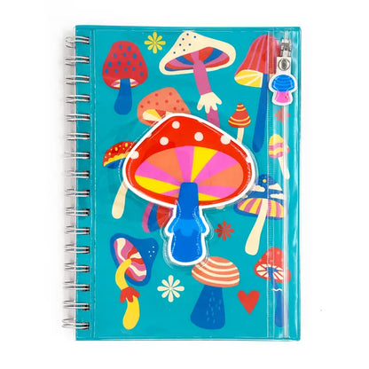 Keep It Together Pencil Pouch Journal- Mushrooms