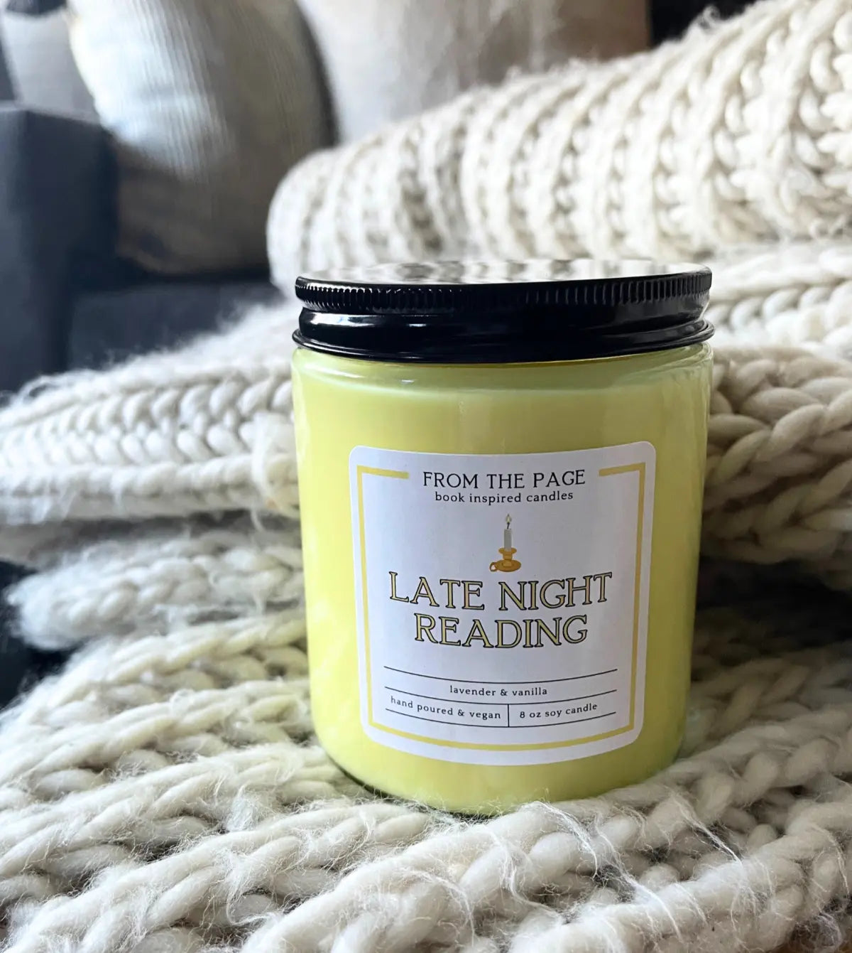 Late Night Reading | 8 oz Bookish Candle