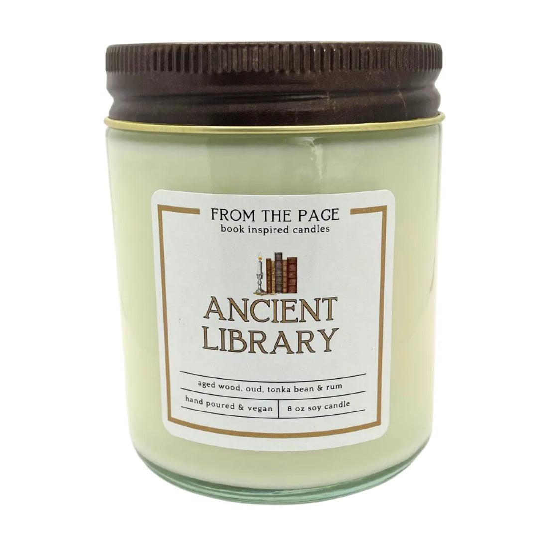 Ancient Library | 8 oz Bookish Candle