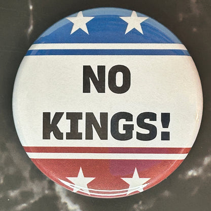 No Kings! - button/magnet/mirror