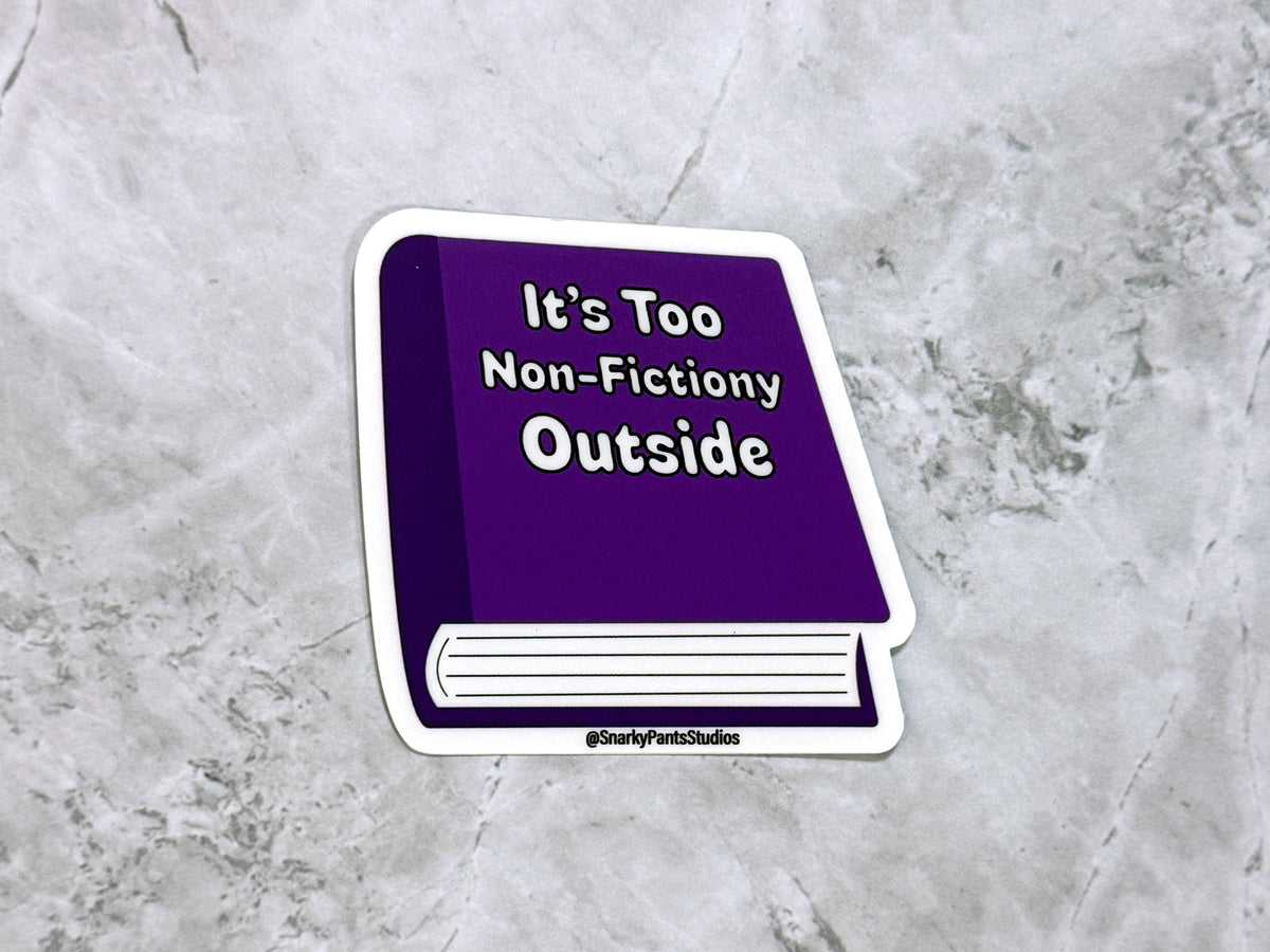 Non-Fictiony Book Sticker, It&