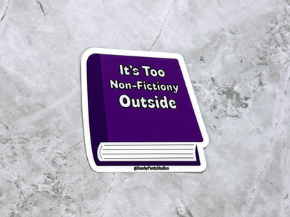 Non-Fictiony Book Sticker, It&