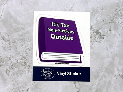 Non-Fictiony Book Sticker, It&