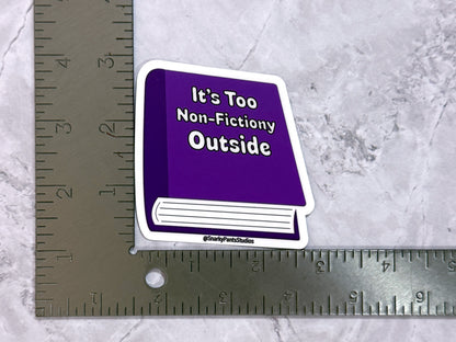 Non-Fictiony Book Sticker, It&