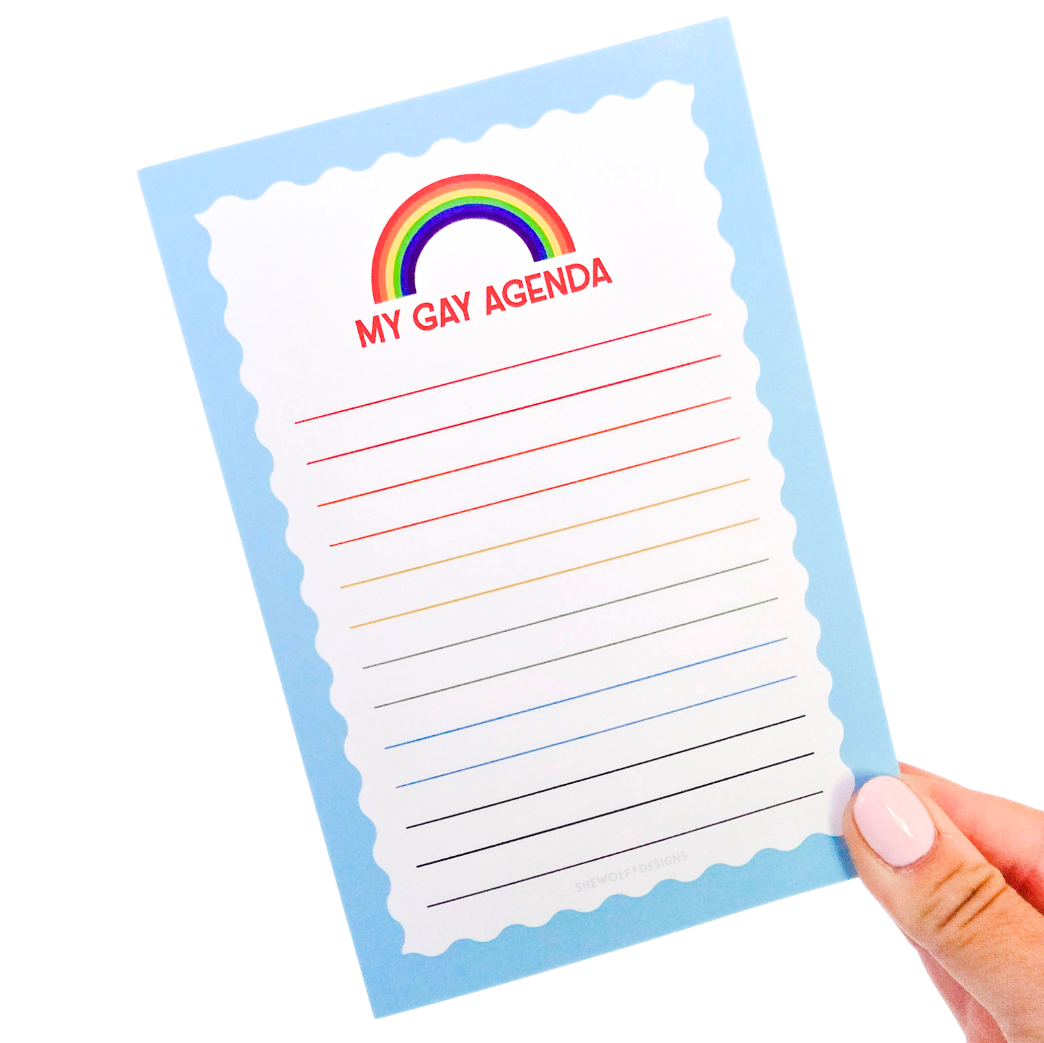 My Gay Agenda Notepad