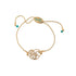 ocracoke single moon snail shell adjustable slider bracelet tbabbr0004-gold