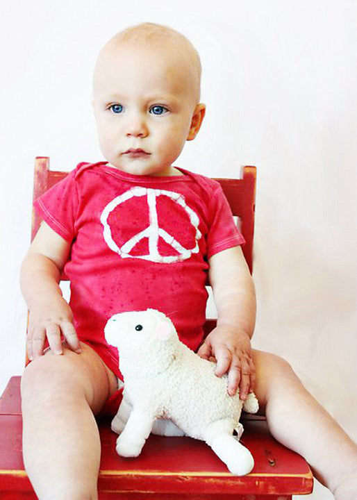 Mountain Baby Bodysuit, Short Sleeves