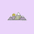 On my hilling journey sticker - MangoIllustrated - Sticker