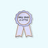 Only Cried A Little award sticker